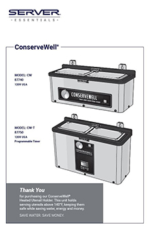 ConserveWell Manual